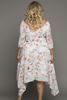 Picture of PLUS SIZE  CHIFFON FLORAL DRESS